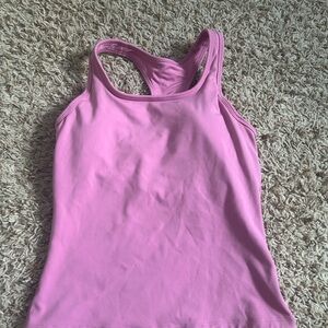 Pink athletic top